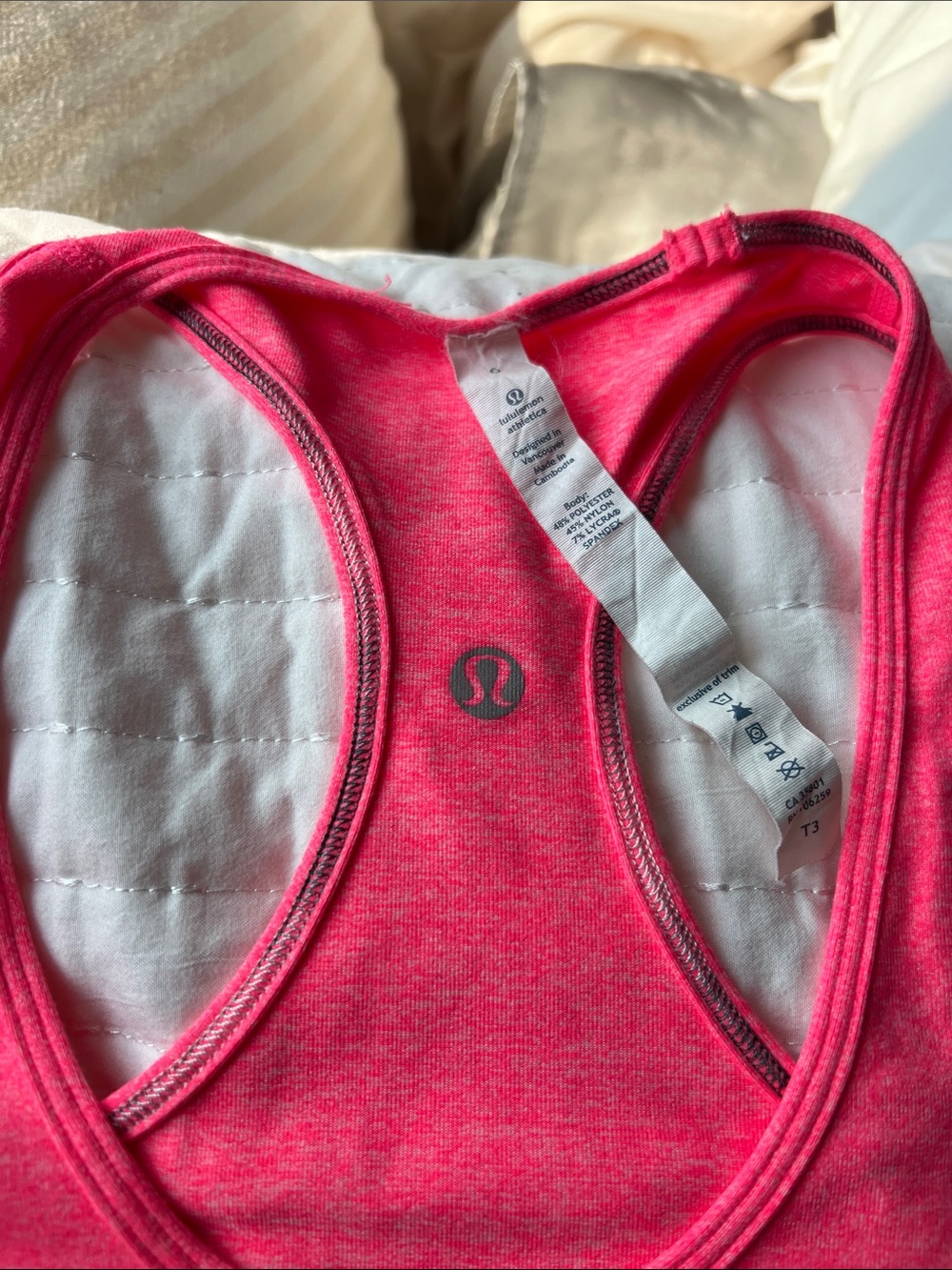 lululemon athletica Hot Pink Racerback Tank